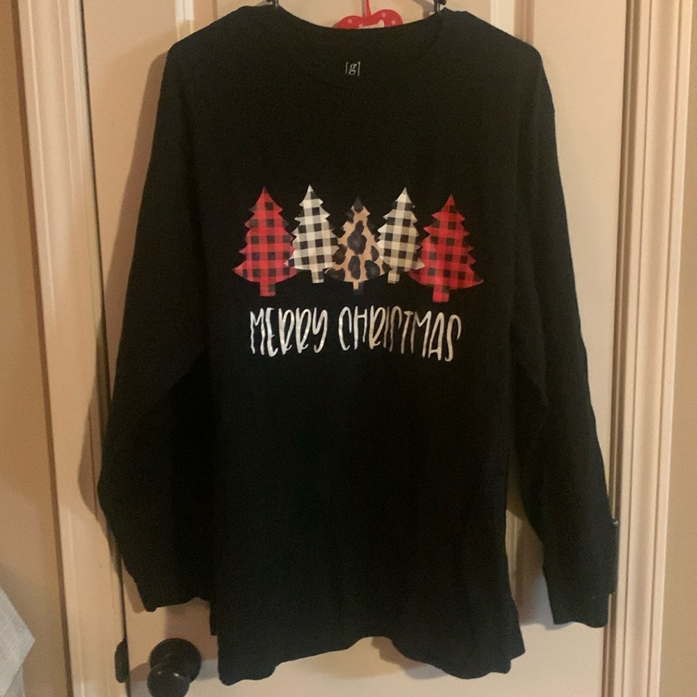 George Merry Christmas size 2x long sleeve shirt